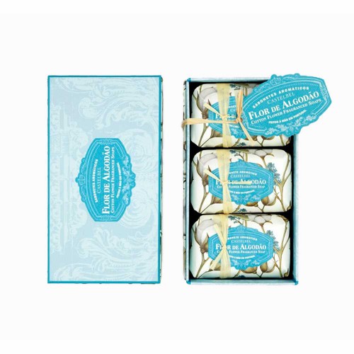 CASTELBEL Cotton Flower Soap Set 