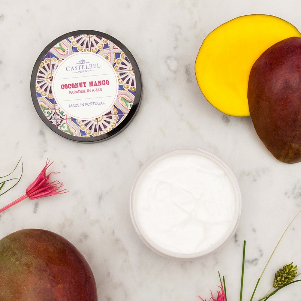 Castelbel Smoothie Coconut Mango Soap and Body Butter Set 
