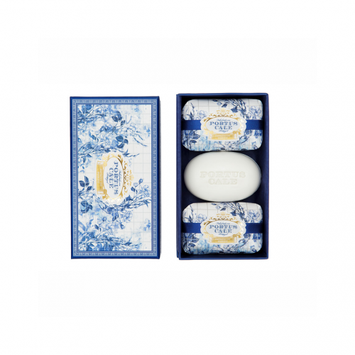 Portus Cale Gold & Blue Soap Set 