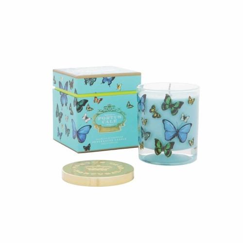 Portus Cale Butterfly Aromatic Candle  Turquise  228g 