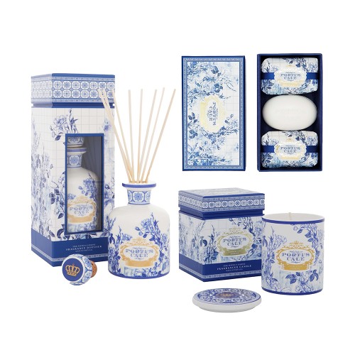 Portus Cale Gold & Blue Home Fragrance Set 