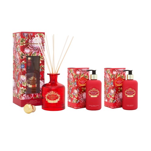 Portus Cale Noble Red Diffuser & Body Care Set