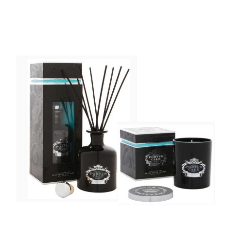 Portus Cale Black Edition 250ml Reed Diffuser & Candle Set