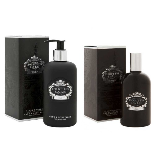 Portus Cale Black Edition Hand & Body Wash + Eau de Toilette Set