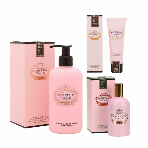 Portus Cale Rose Blush Eau De Toilette & Handcare Set