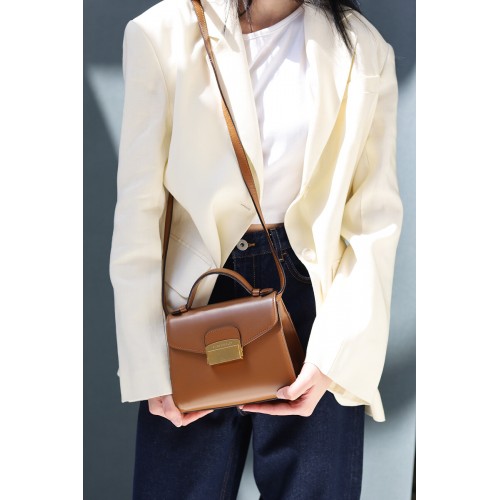 BIKER STARLET Doctor's Bag Mini Tan Brown