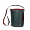 BIKER STARLET Reversible Bucket Bag Deep Green/Red