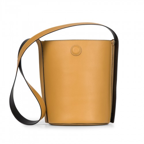 BIKER STARLET Reversible Bucket Bag Mustard/Black