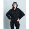 GINGER STYLE Jacket with Detachable Plastic Shield - Black (Free HK Shipping) 