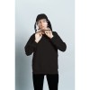 GINGER STYLE Hoodie with Detachable Plastic Shield - Black (Free HK Shipping)