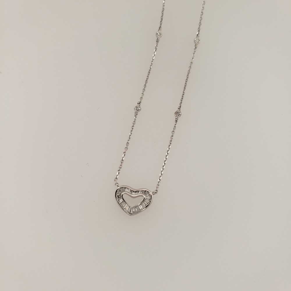 Karen Jewel - Diamond Heart Necklace (Mother's Day Special)