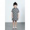 Yi-Ming BAMBI Polka Dot Cotton Cheongsam (Grey/ White)