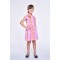 Yi-Ming DISNEY Girls' Mickey Cotton Gathered Dress (Purple)