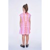 Yi-Ming DISNEY Girls' Mickey Cotton Gathered Dress (Purple)