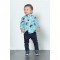 Yi-Ming BOYS- LEONLOLLIPOP Panda Print Cotton Oriental Jacket