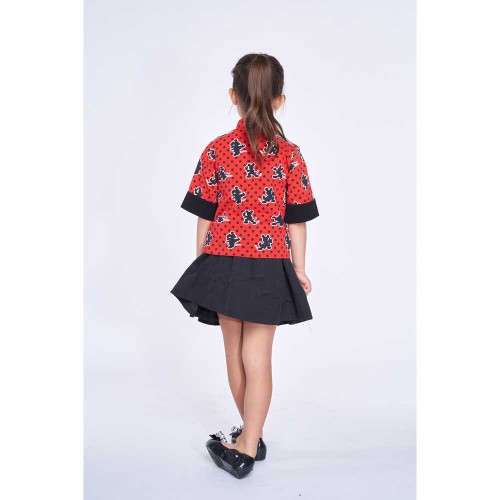 Yi-Ming DISNEY Girls' Kungfu Mickey Cotton Oriental Jacket