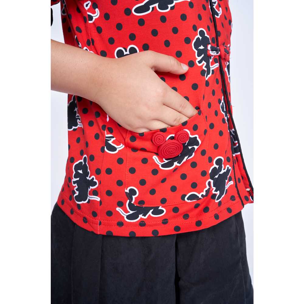 Yi-Ming DISNEY Girls' Kungfu Mickey Cotton Oriental Jacket