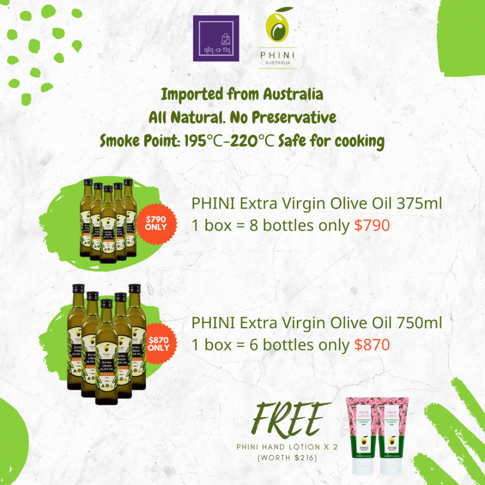 PHINI Extra Virgin Olive Oil 750ml x 6 bottles