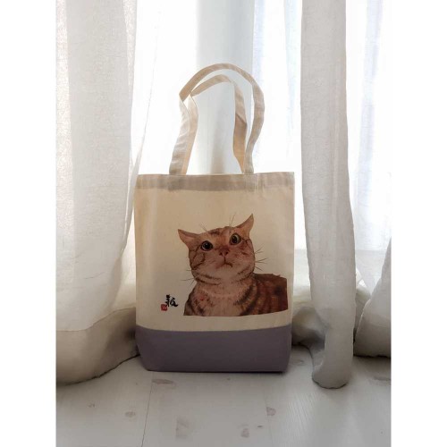 Karen Creates Cat Painting Tote Bag
