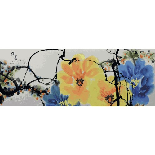 White Labelling x PoMo Yoga Mat - Classic Peony (4mm)