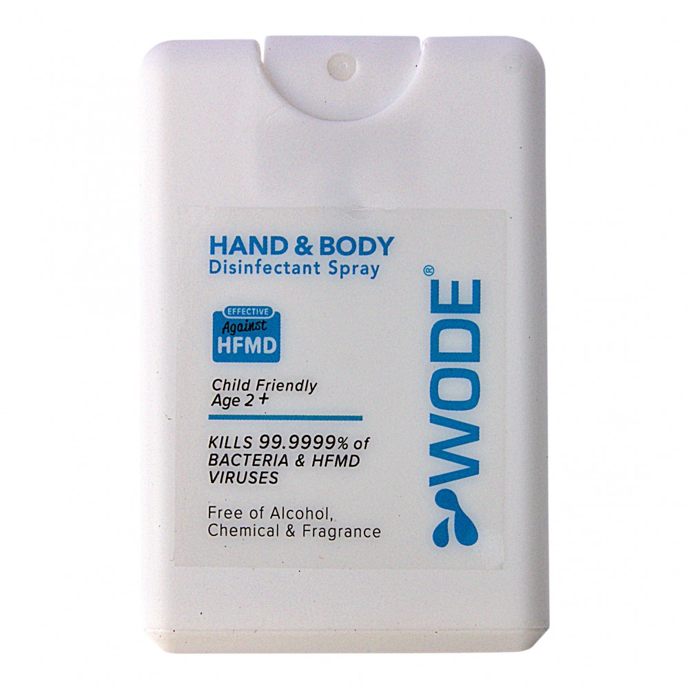 WODE Hand & Body Disinfectant Spray - 20ml 