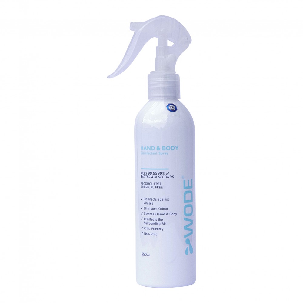 WODE Hand & Body Disinfectant Spray - 250ml 