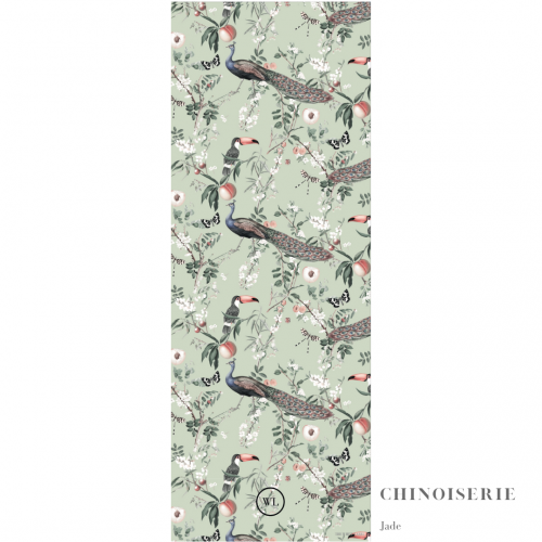 White Labelling Yoga Mat - Chinoiserie Jade 4mm 