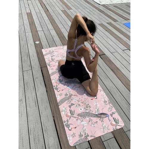 White Labelling Yoga Mat - Chinoiserie Pink 1.2mm 
